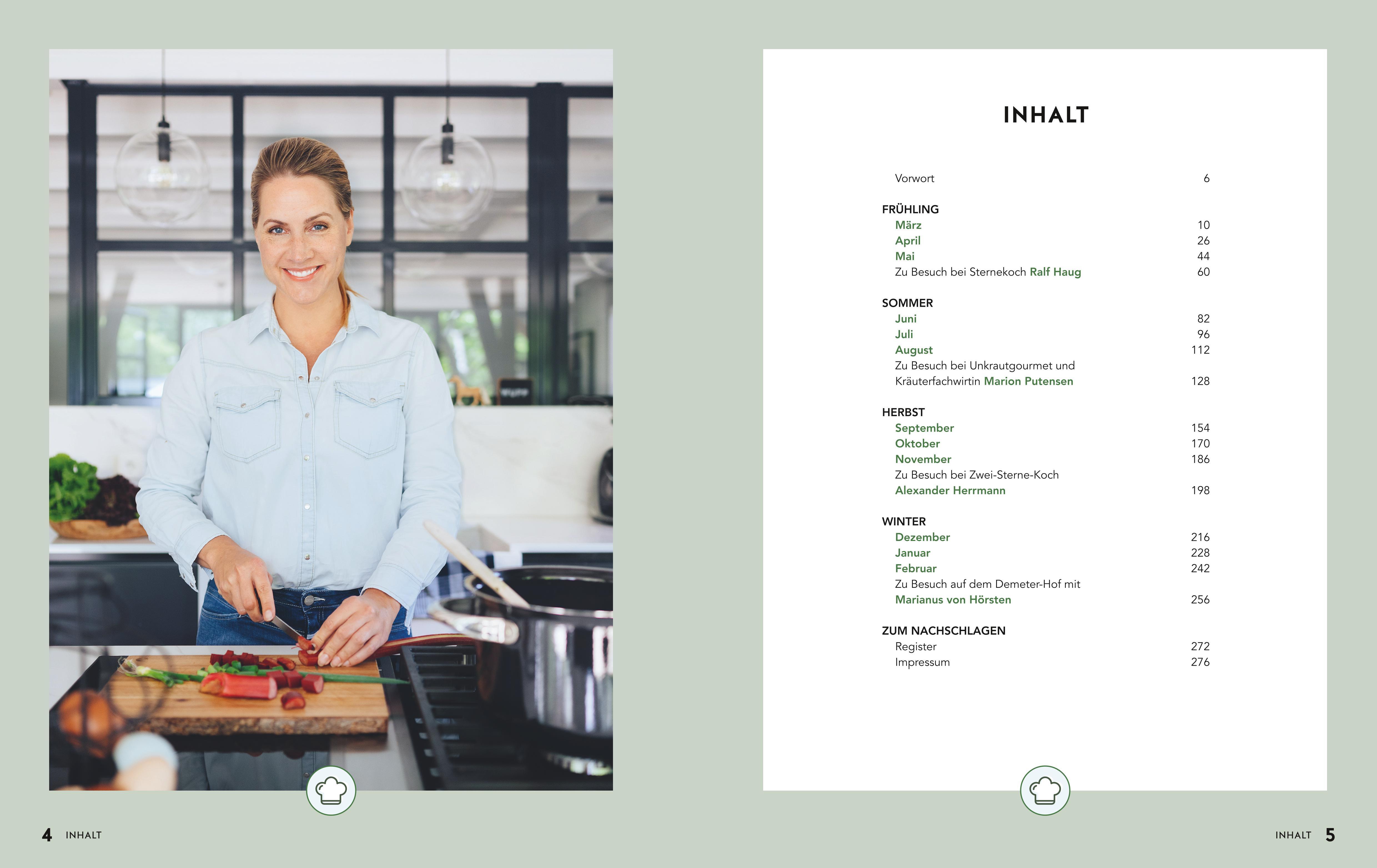 Beispielinhalt (Bild) Homefarming: Das Kochbuch