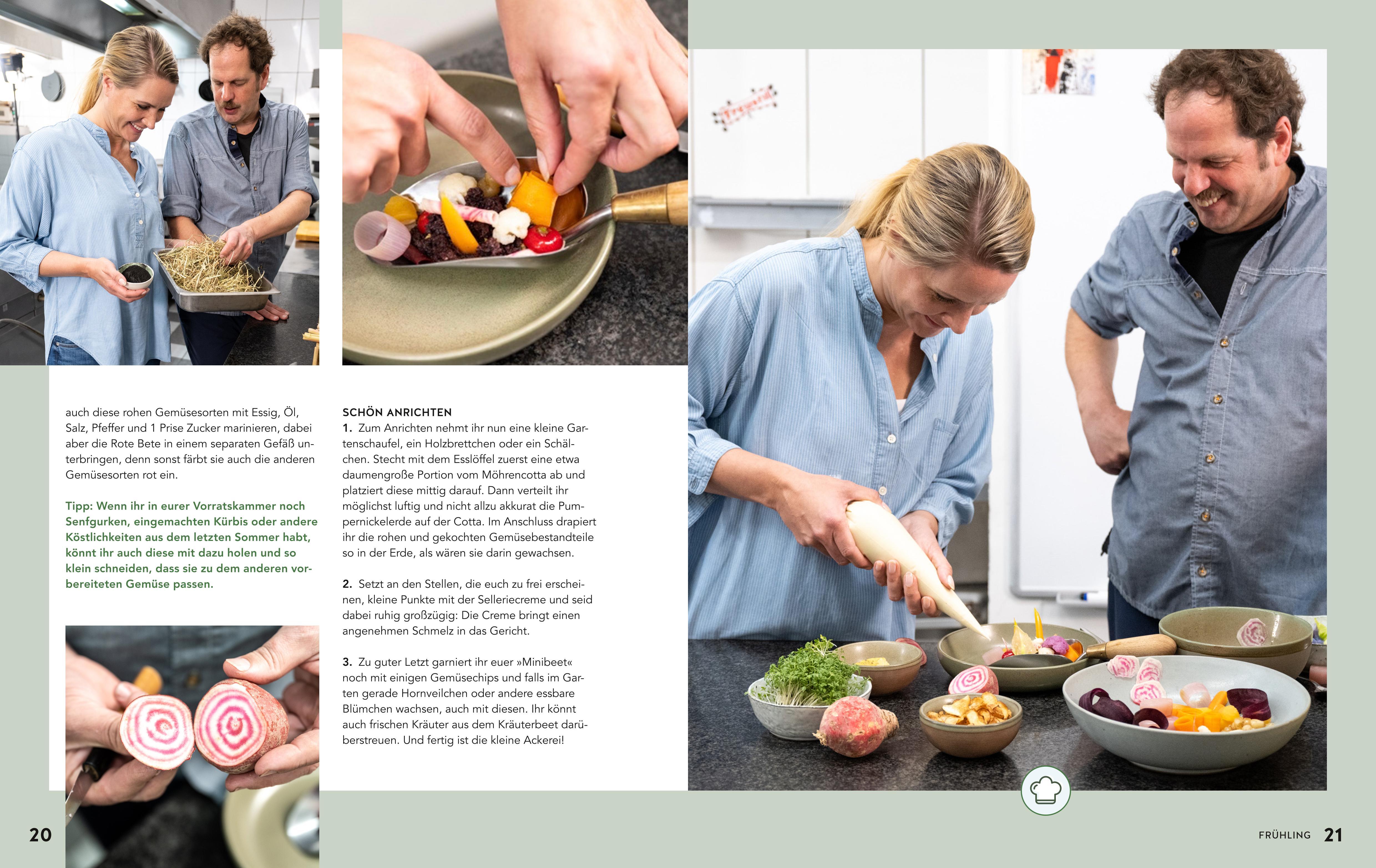 Beispielinhalt (Bild) Homefarming: Das Kochbuch