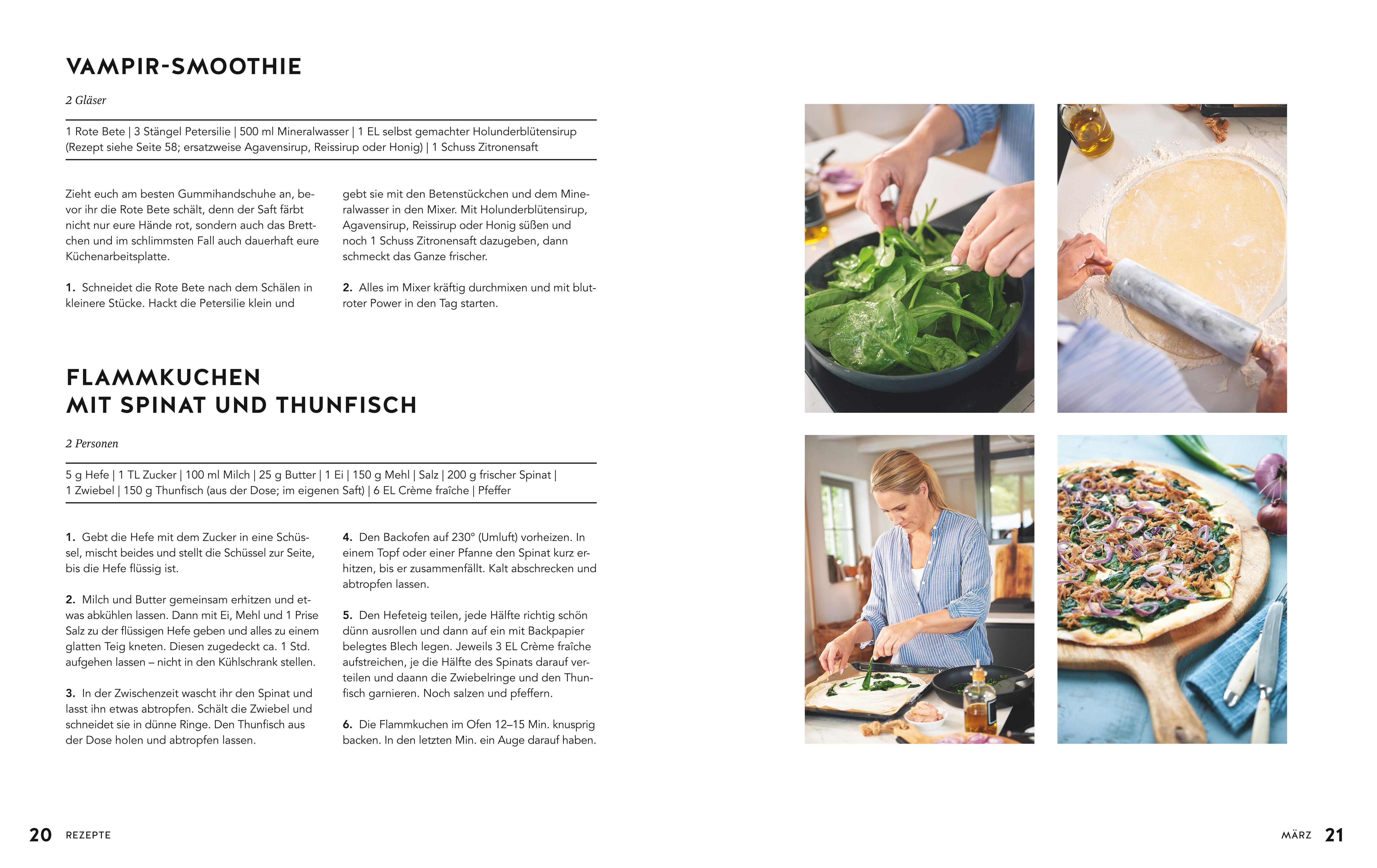 Beispielinhalt (Bild) Homefarming: Das Kochbuch