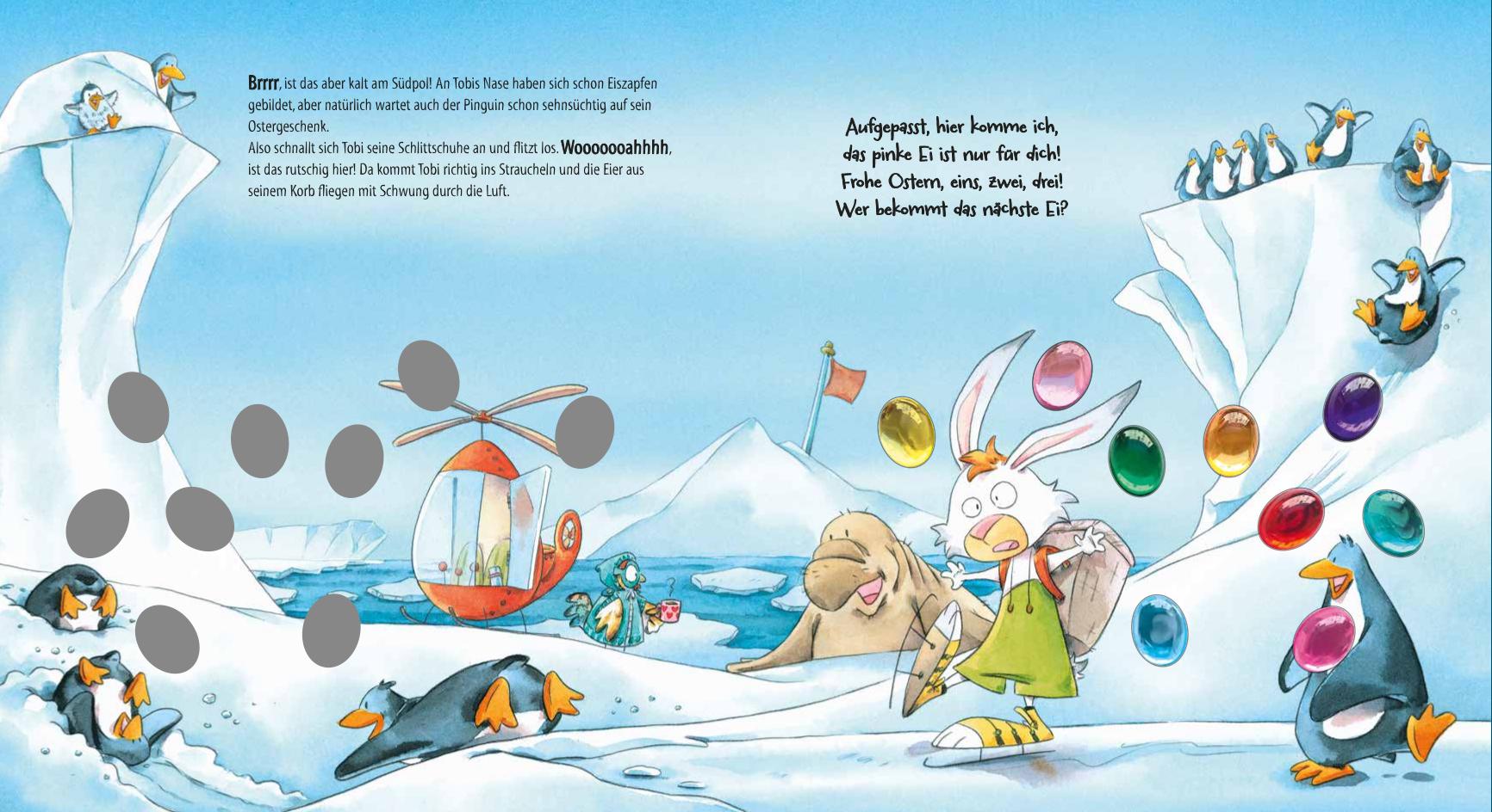 Beispielinhalt (Bild) Tobi, der tollpatschige Osterhase