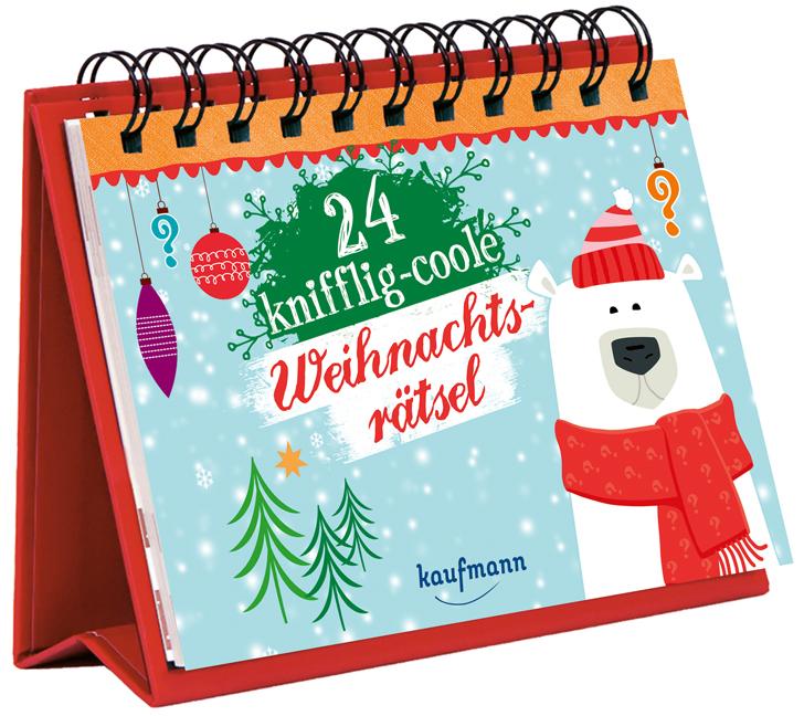 Vorderes Coverbild 24 knifflig-coole Weihnachtsrätsel
