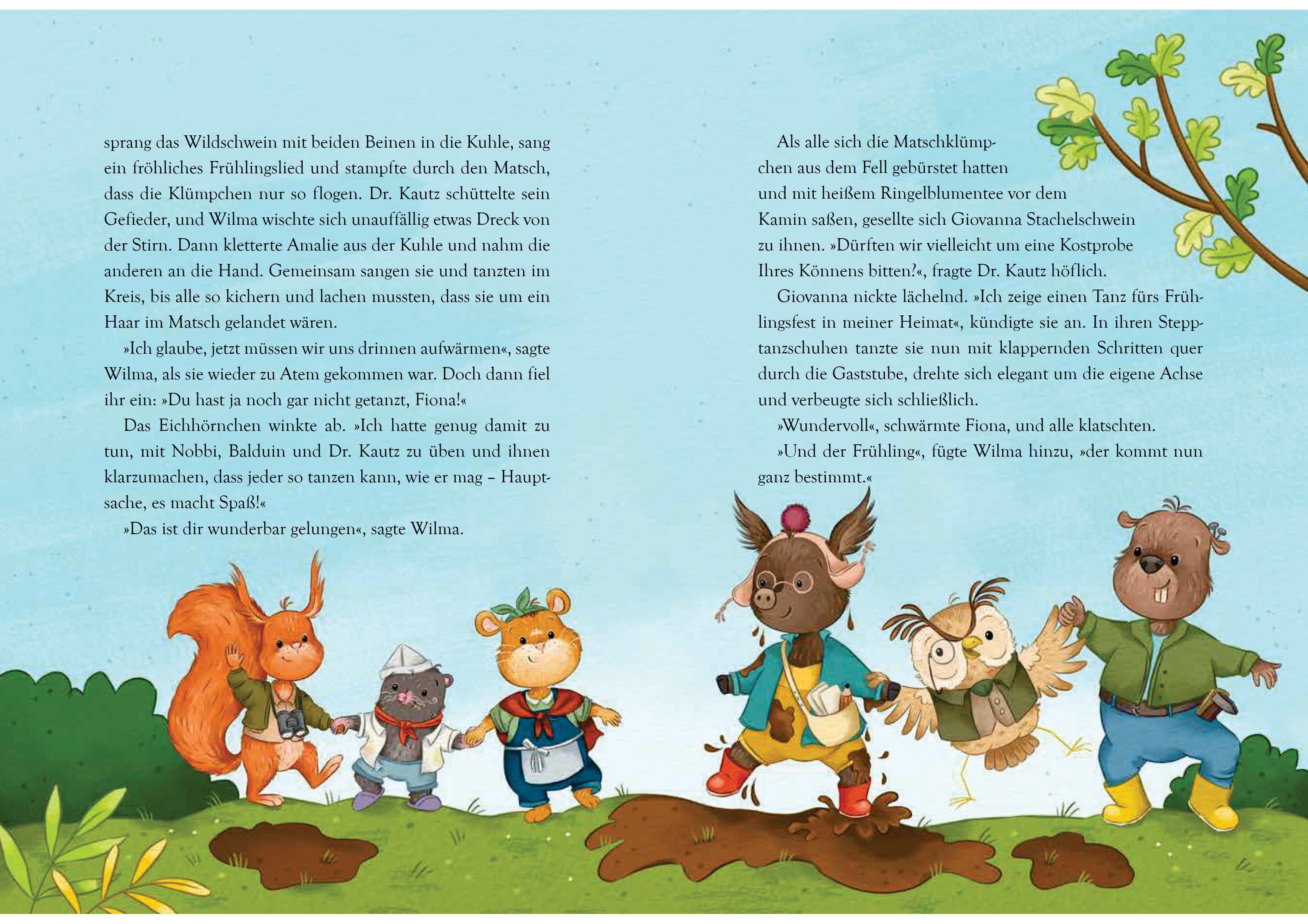 Beispielinhalt (Bild) Wilma Walnuss - Frühling im kleinen Baumhotel (Band 2)