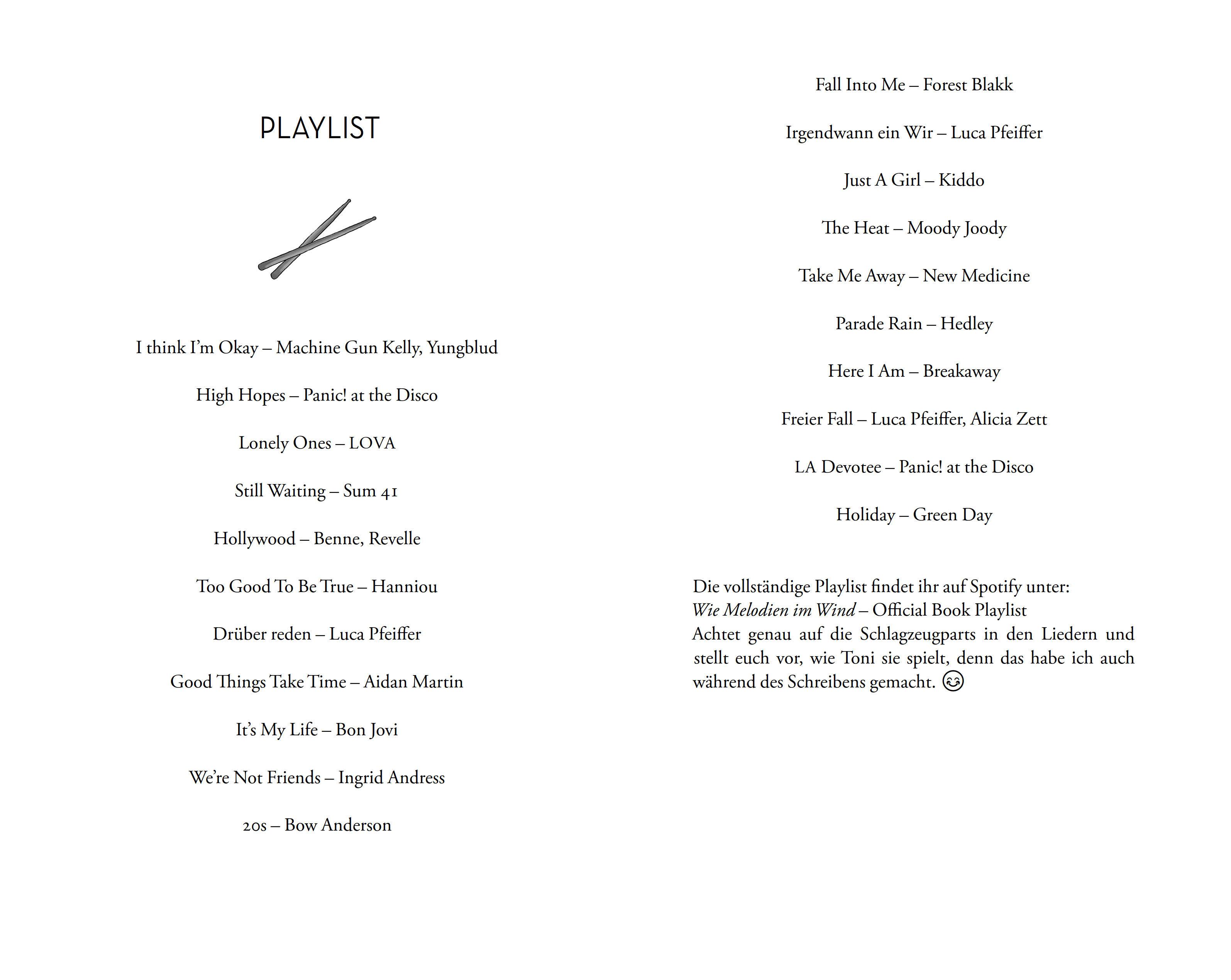 Beispielinhalt (Bild) Wie Melodien im Wind