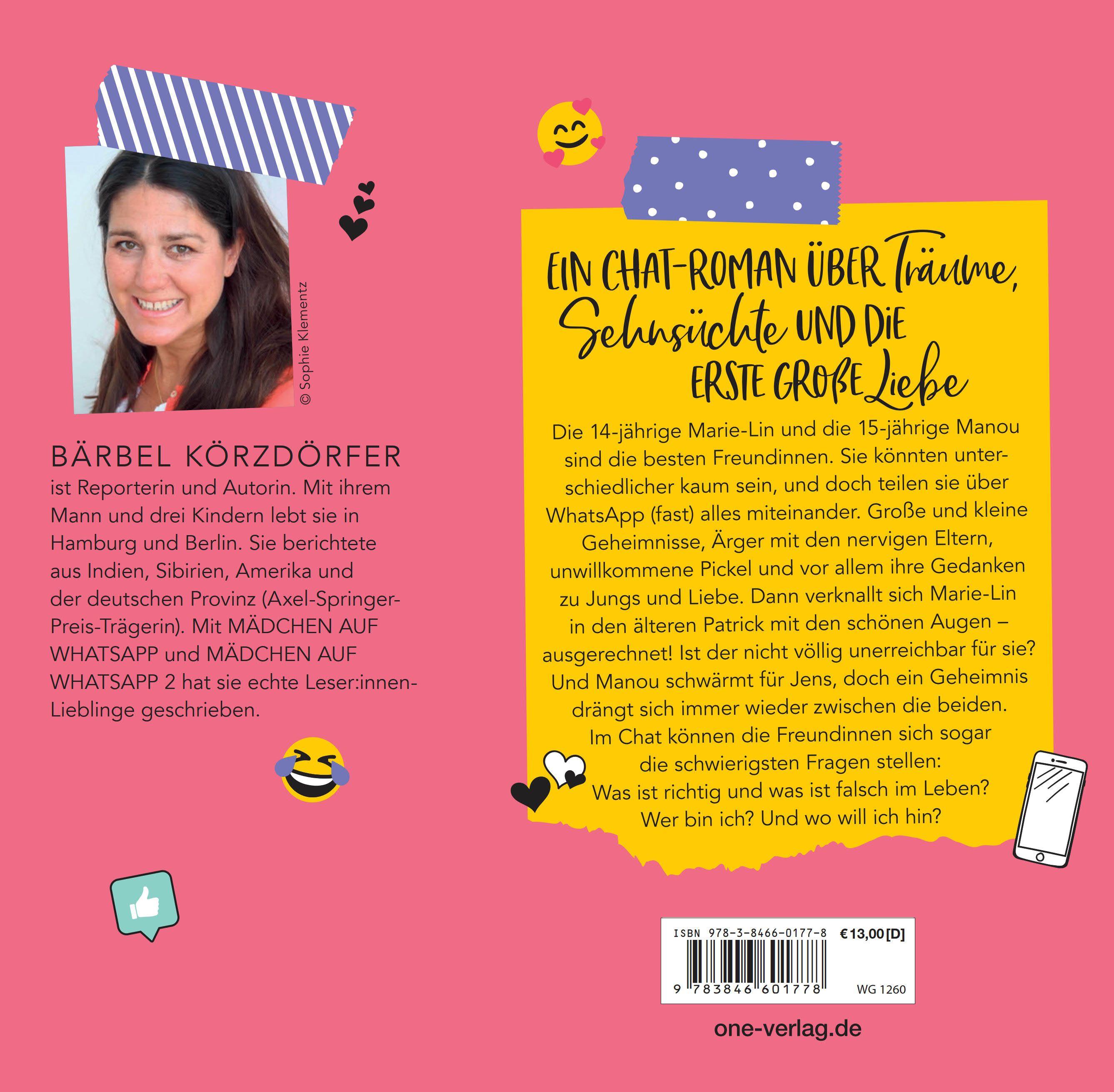 Beispielinhalt (Bild) Mädchen auf WhatsApp