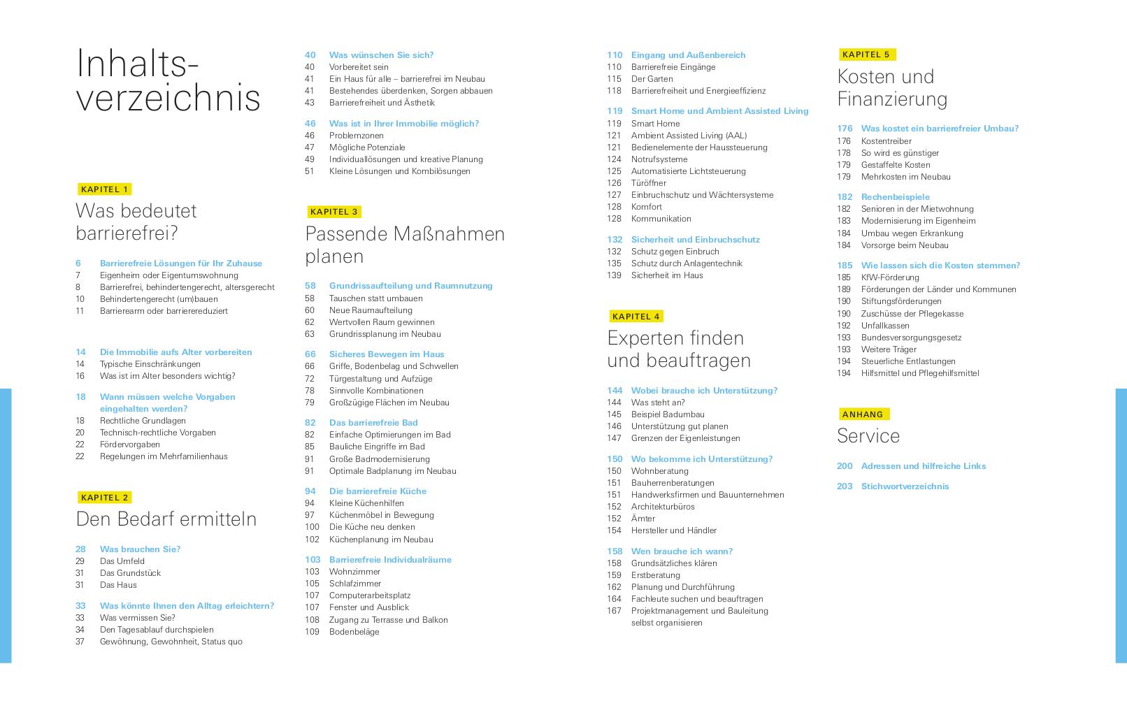 Beispielinhalt (Bild) Barrierefrei bauen und sanieren