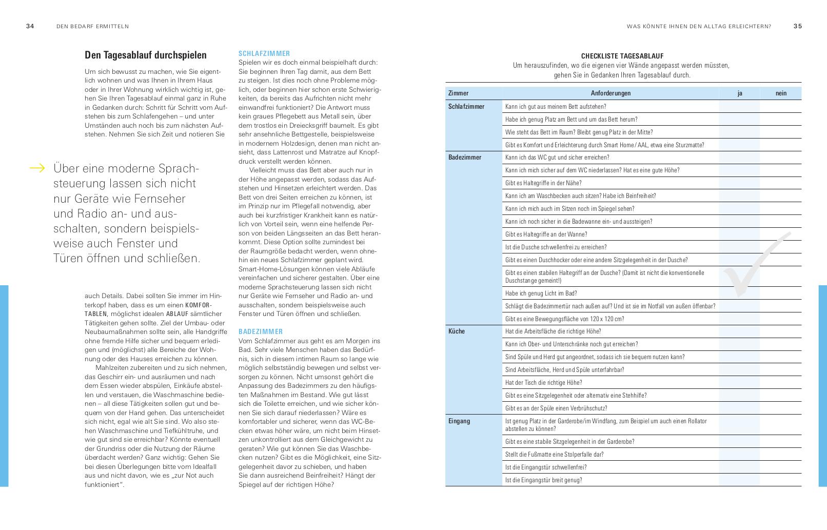 Beispielinhalt (Bild) Barrierefrei bauen und sanieren