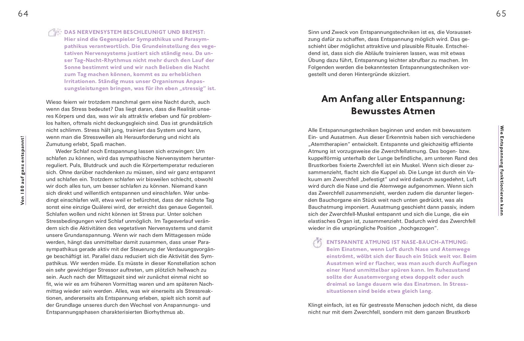 Beispielinhalt (Bild) Stress positiv nutzen