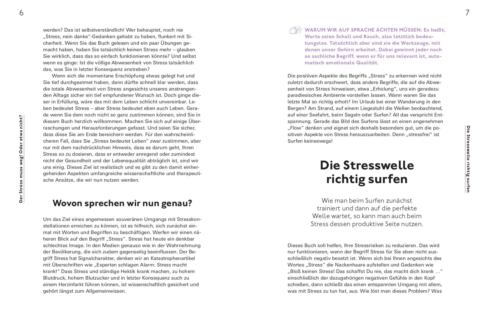 Beispielinhalt (Bild) Stress positiv nutzen