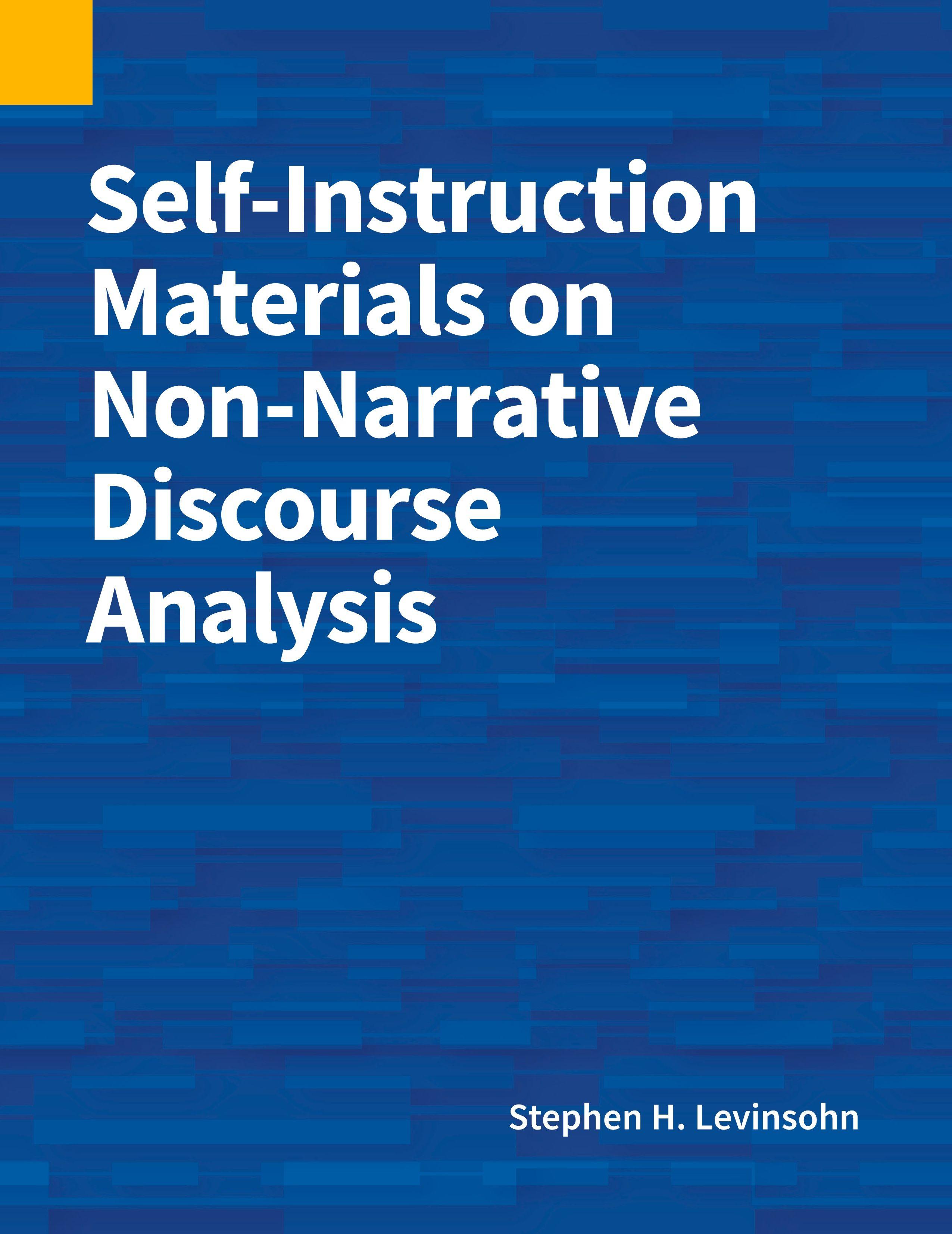 Vorderes Coverbild Self-Instruction Materials on Non-Narrative Discourse Analysis