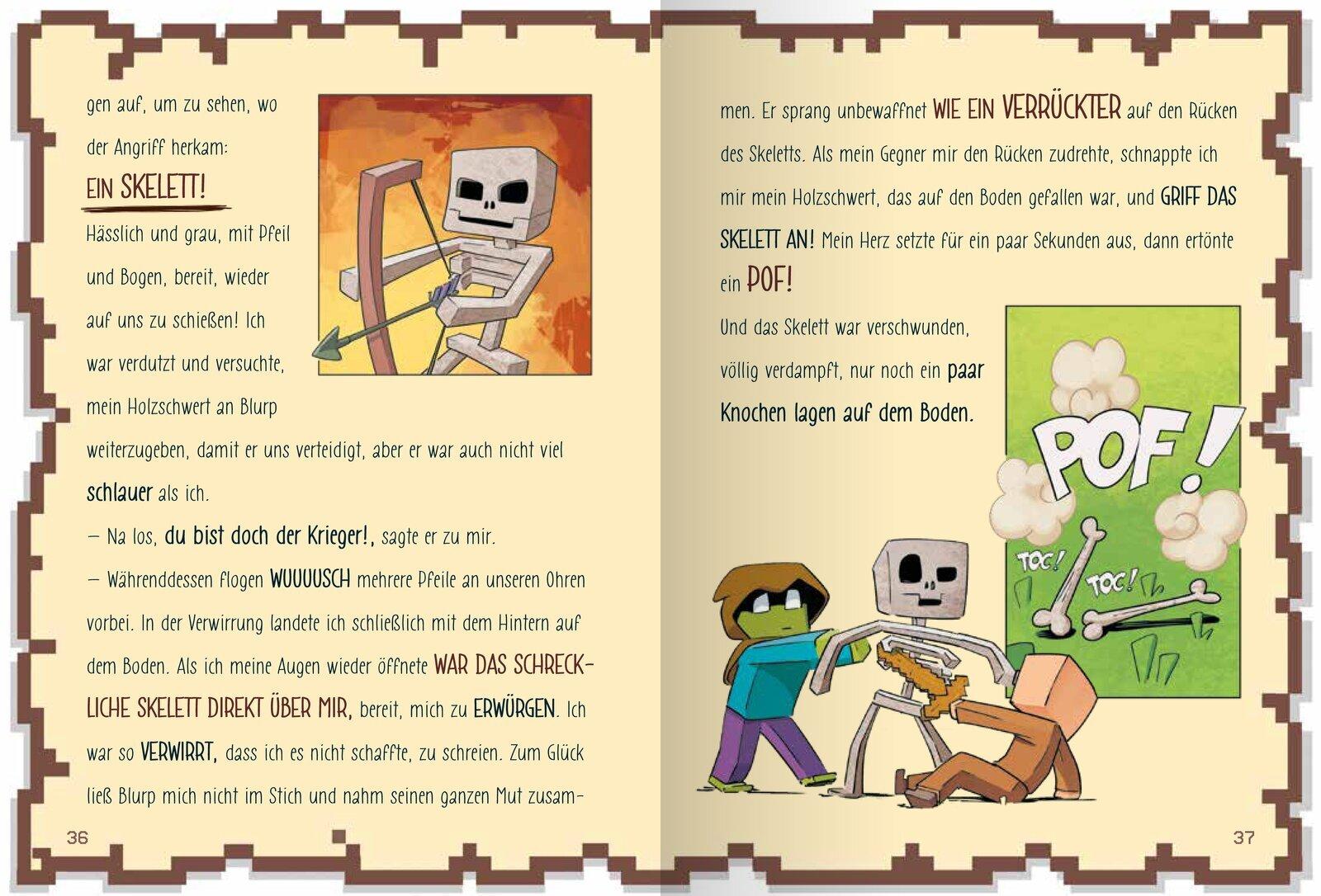 Beispielinhalt (Bild) Tagebuch eines kleinen Noobs- Bd. 1 - Ein neuer Krieger