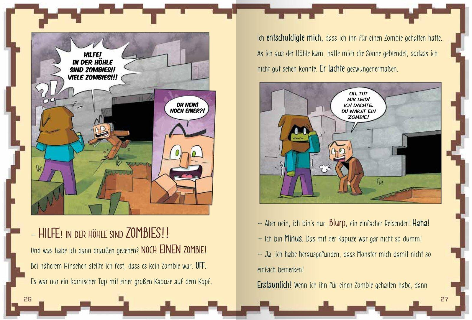 Beispielinhalt (Bild) Tagebuch eines kleinen Noobs- Bd. 1 - Ein neuer Krieger