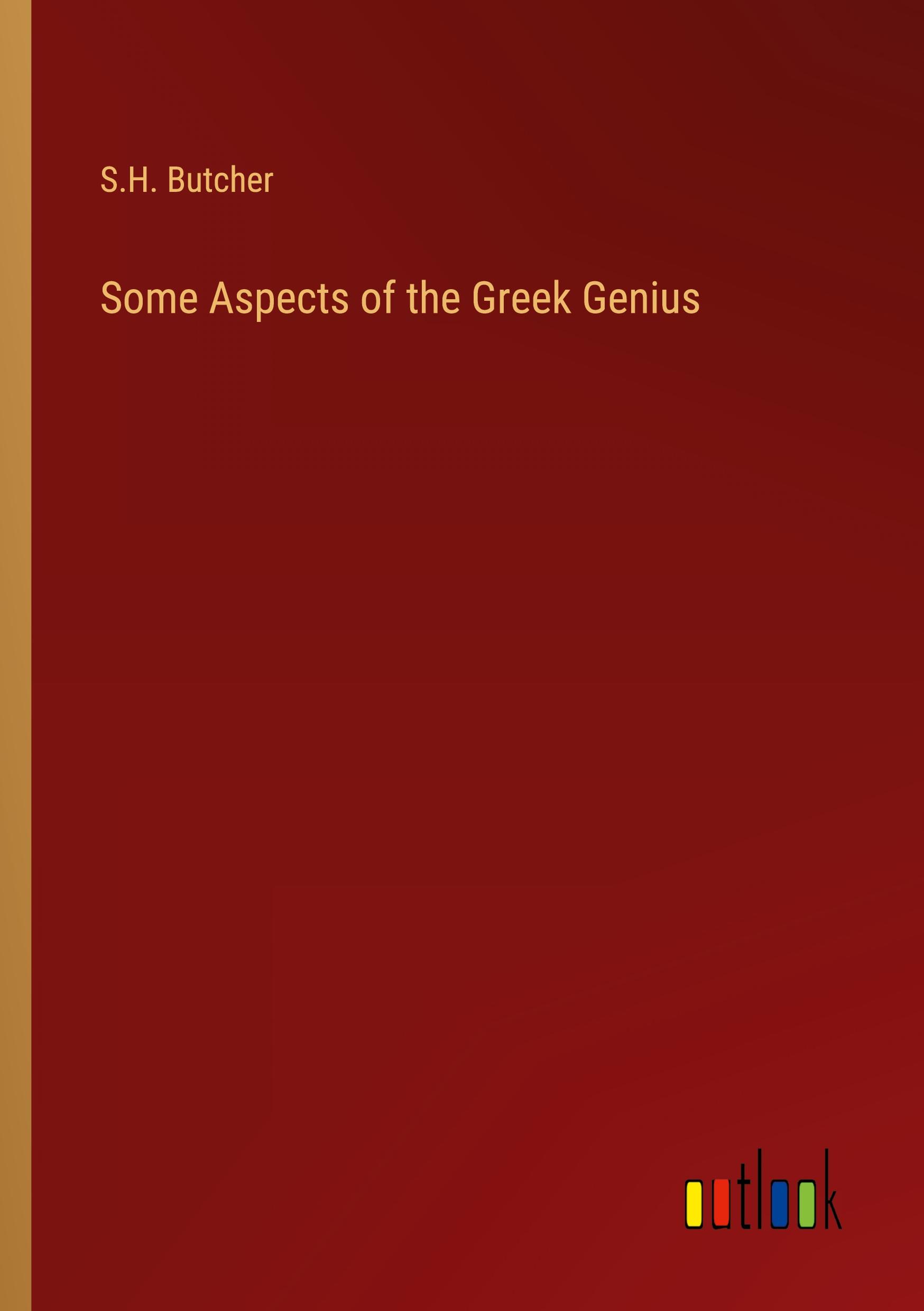 Vorderes Coverbild Some Aspects of the Greek Genius