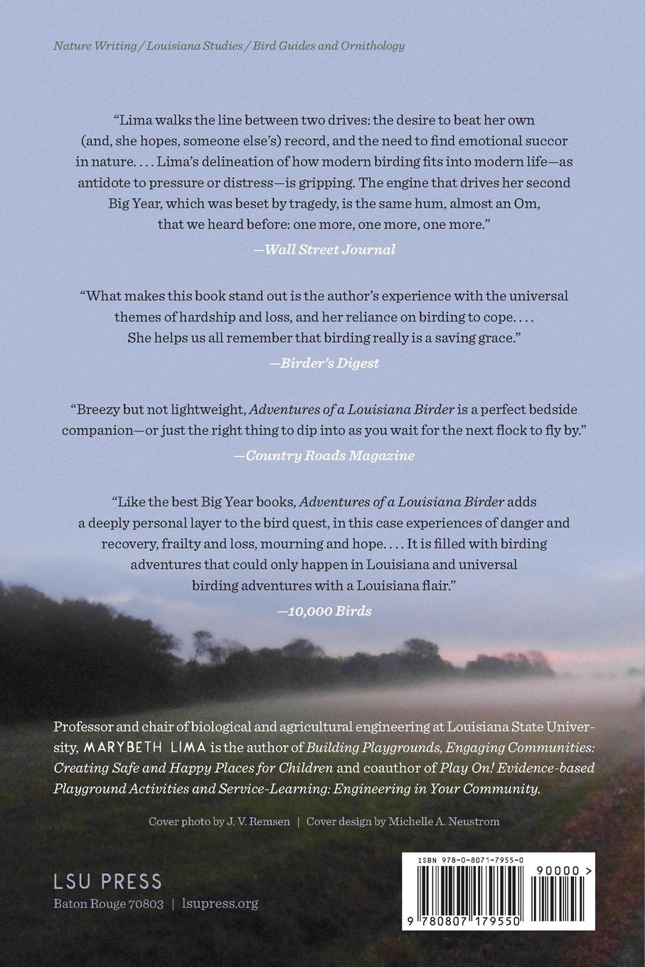 Rückseitencover Adventures of a Louisiana Birder