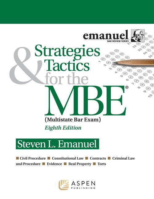 Vorderes Coverbild Strategies & Tactics for the MBE