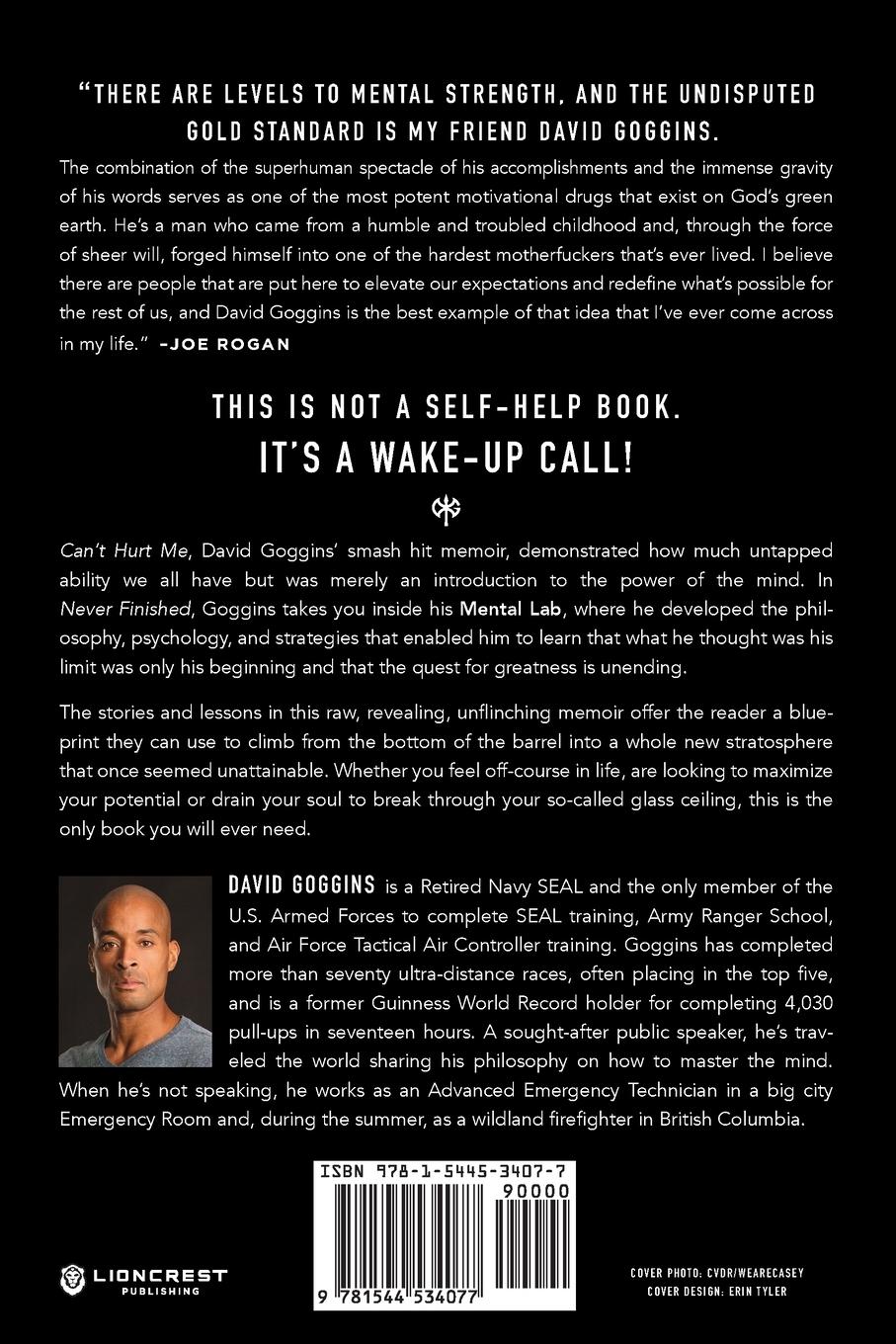 Rückseitencover Never Finished