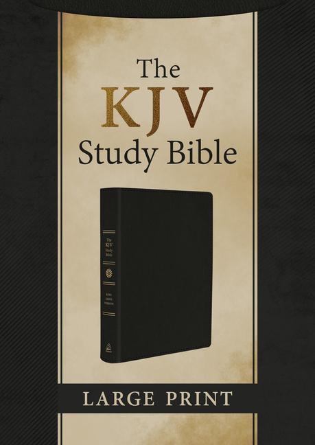 Vorderes Coverbild The KJV Study Bible, Large Print [Black Genuine Leather]