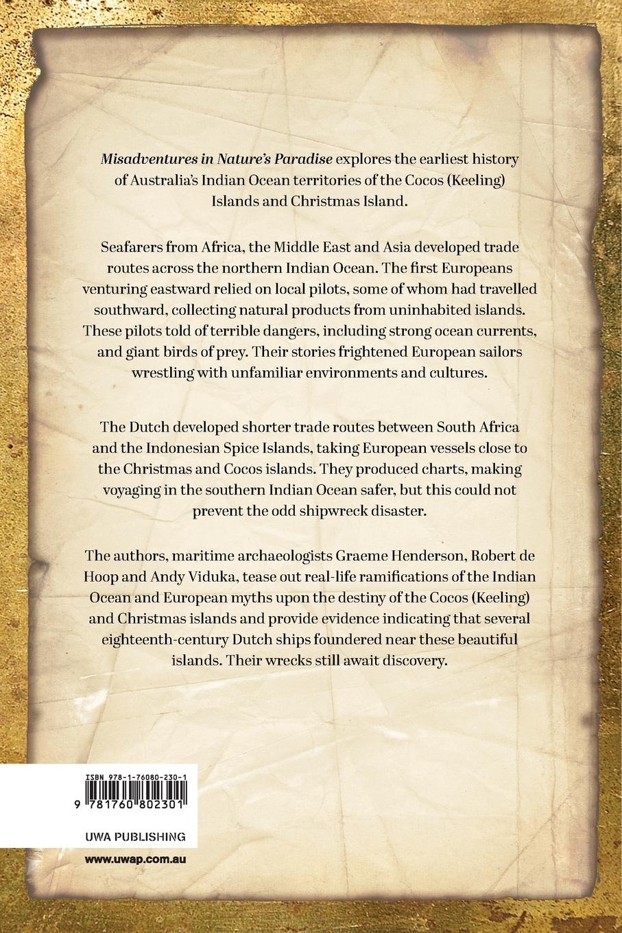 Rückseitencover Misadventures in Nature's Paradise