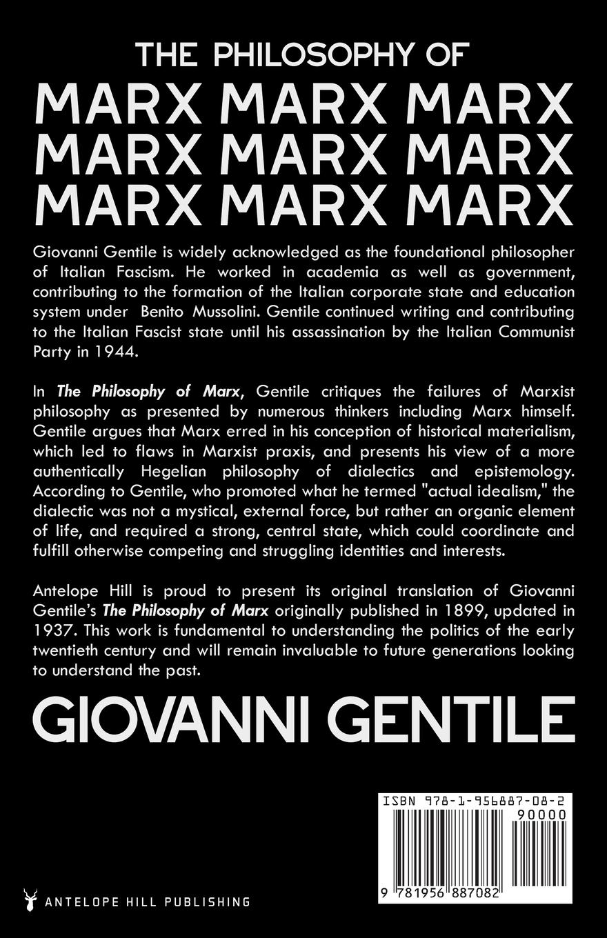 Rückseitencover The Philosophy of Marx