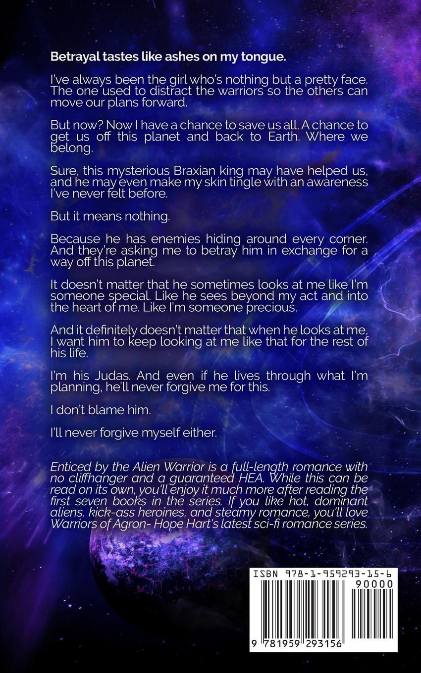Rückseitencover Enticed by the Alien Warrior