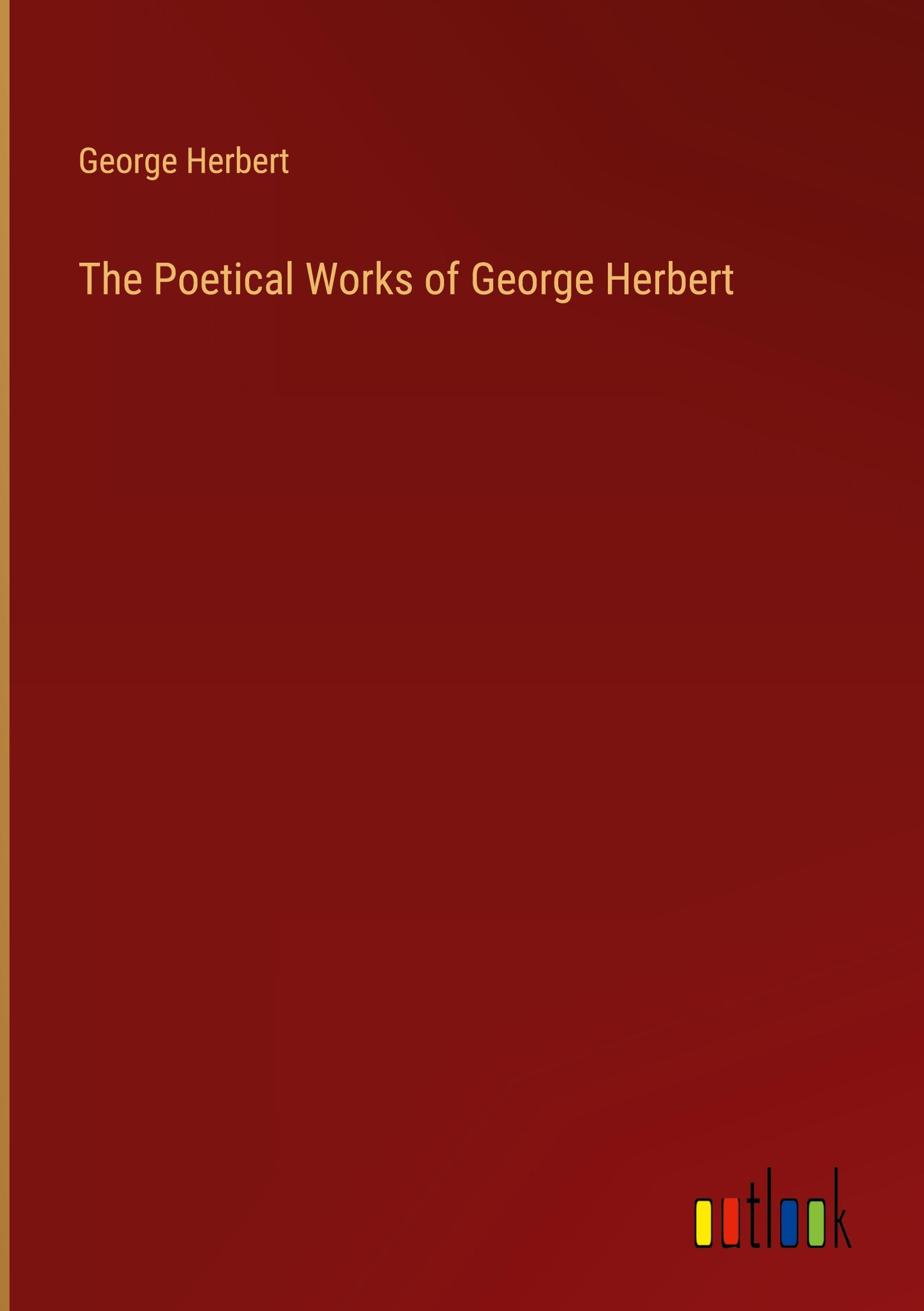 Vorderes Coverbild The Poetical Works of George Herbert
