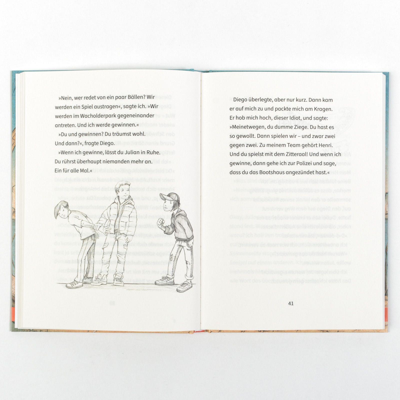 Beispielinhalt (Bild) Julian und Anisa und das Wunder vom Wacholderpark