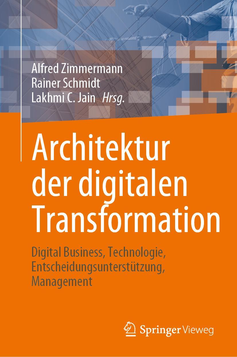 Vorderes Coverbild Architektur der digitalen Transformation