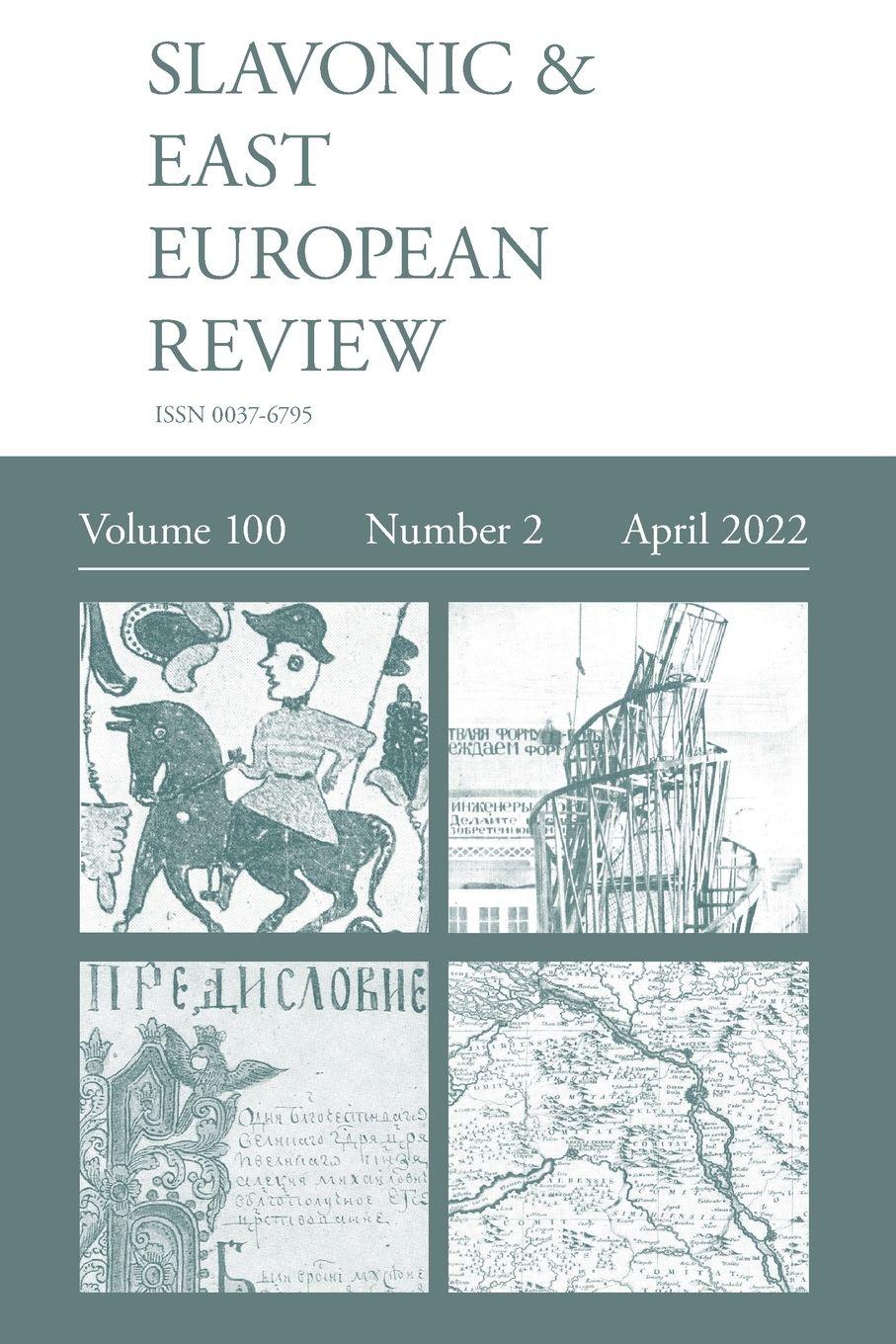Vorderes Coverbild Slavonic & East European Review (100