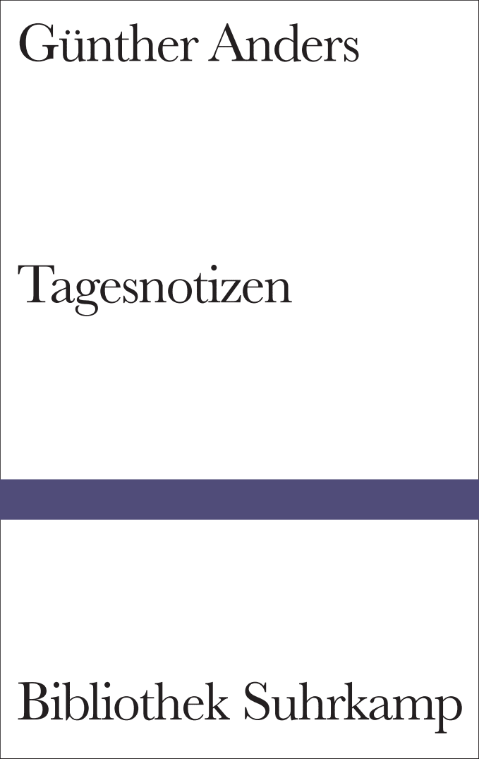 Vorderes Coverbild Tagesnotizen