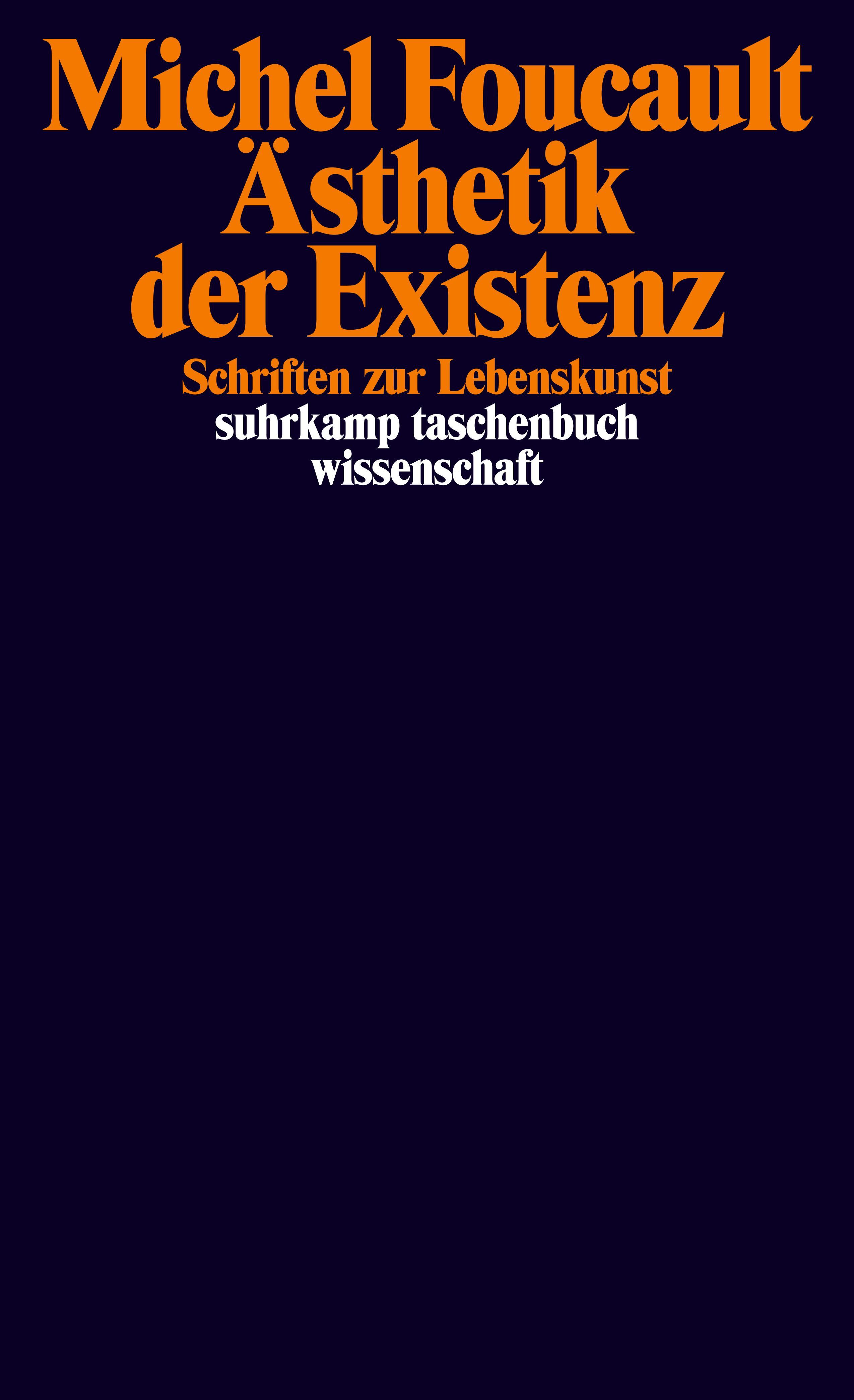 Vorderes Coverbild Ästhetik der Existenz