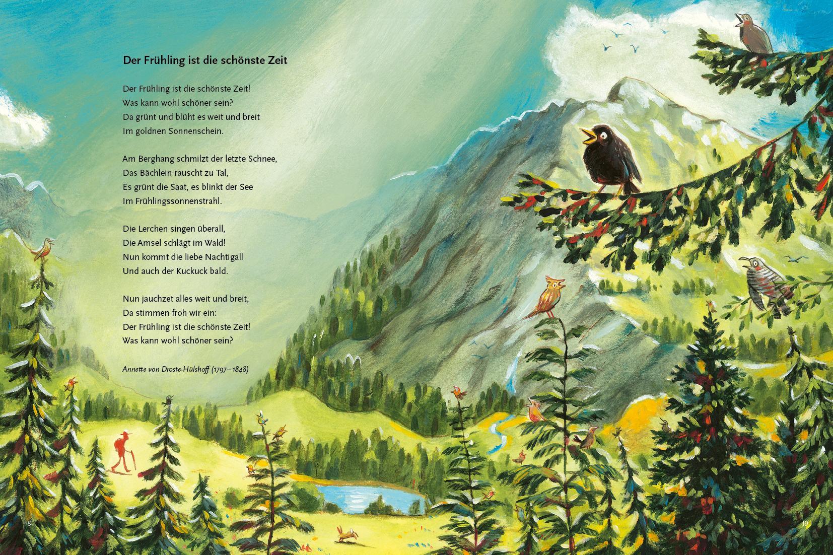 Beispielinhalt (Bild) Er ist's