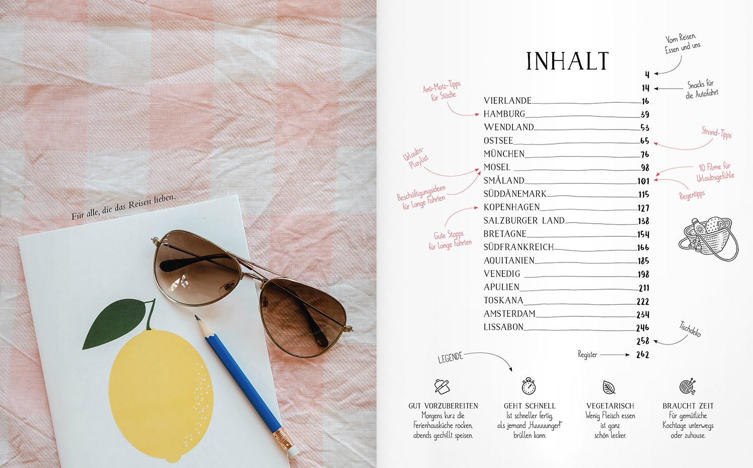 Beispielinhalt (Bild) Hungrig am Strand - Rezepte und Geschichten von unseren Familienreisen