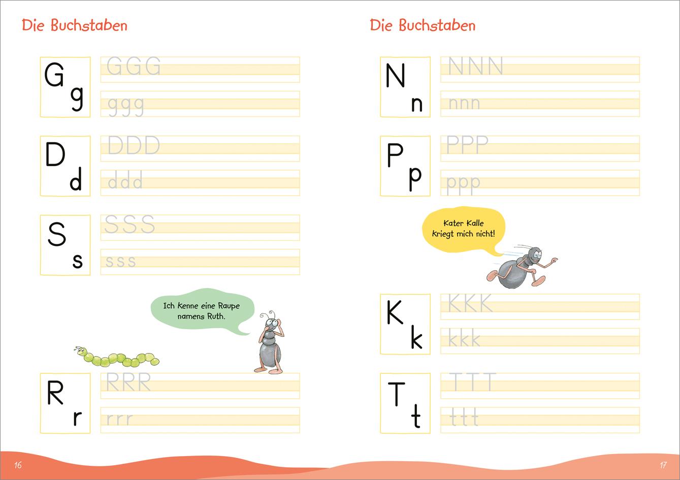 Beispielinhalt (Bild) Fit für Deutsch 1. Klasse. Mein Übungsheft