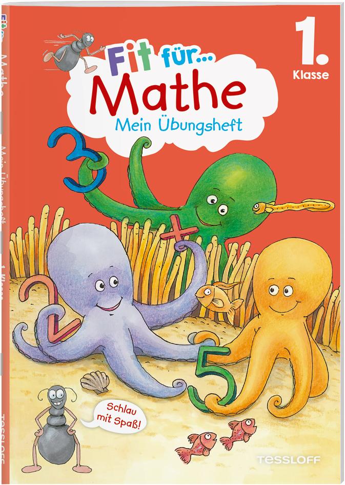 Vorderes Coverbild Fit für Mathe 1. Klasse. Mein Übungsheft