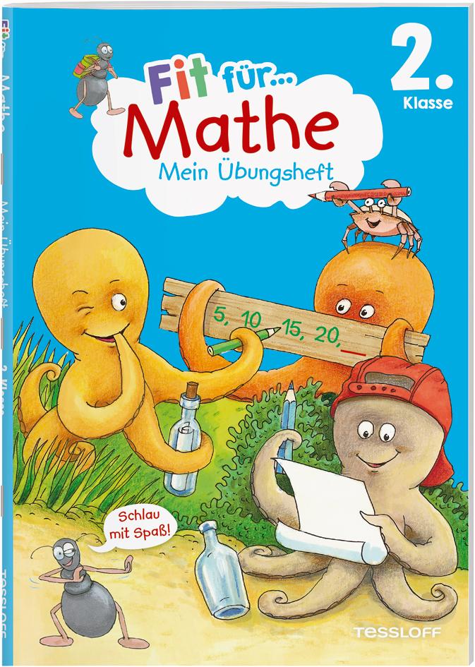 Vorderes Coverbild Fit für Mathe 2. Klasse. Mein Übungsheft