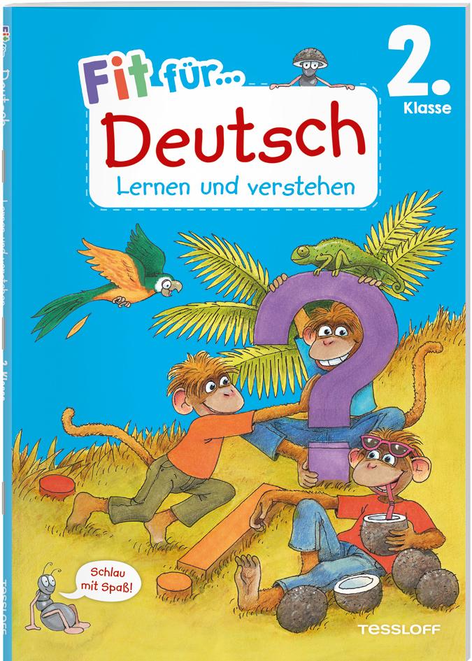 Vorderes Coverbild Fit für Deutsch 2. Klasse. Lernen und verstehen
