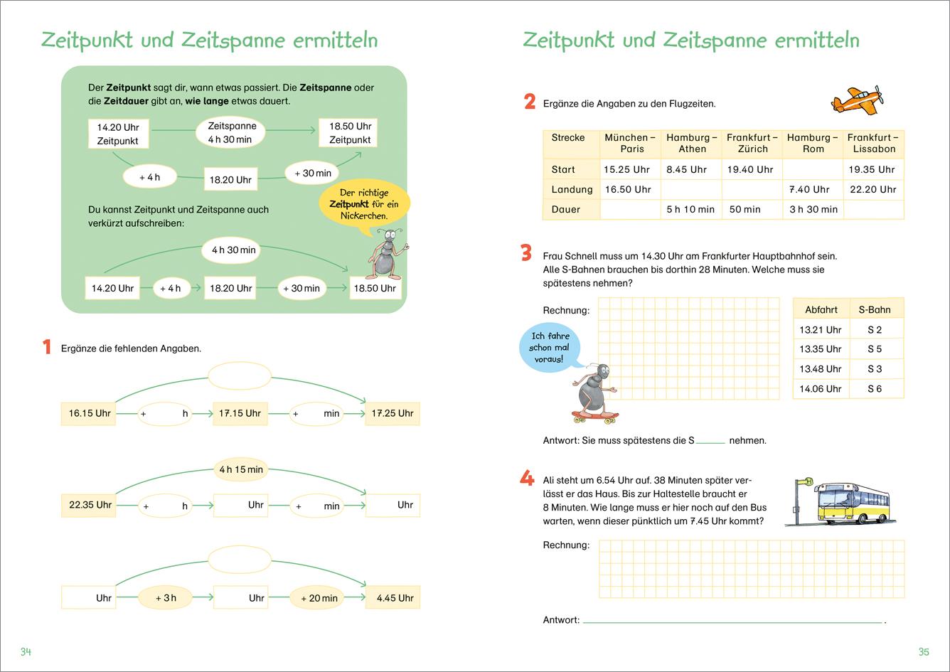 Beispielinhalt (Bild) Fit für Mathe 3. Klasse. Lernen und verstehen
