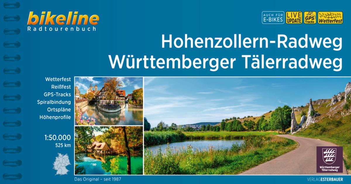 Vorderes Coverbild Hohenzollern-Radweg Württemberger Tälerradweg