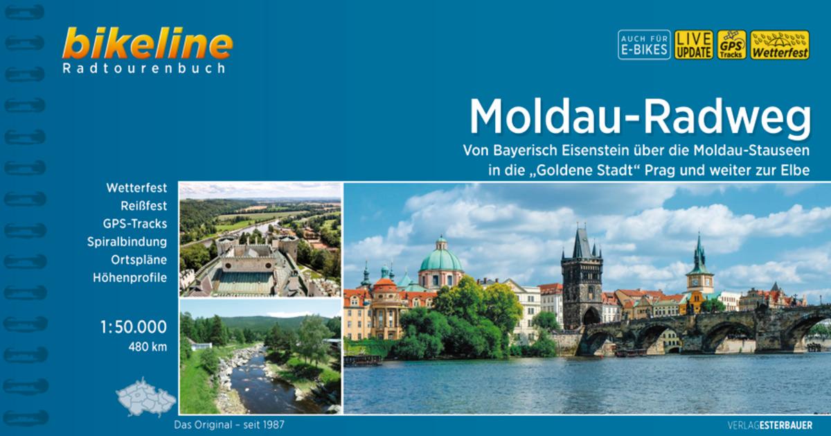Vorderes Coverbild Moldau-Radweg