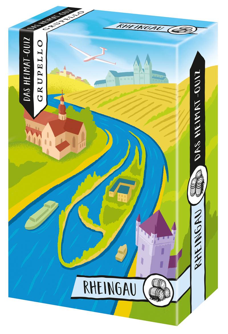 Vorderes Coverbild Rheingau. Das Heimat-Quiz