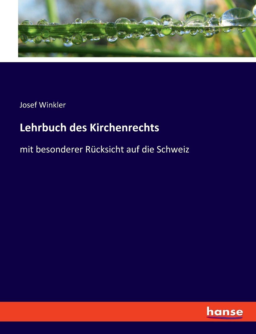 Vorderes Coverbild Lehrbuch des Kirchenrechts