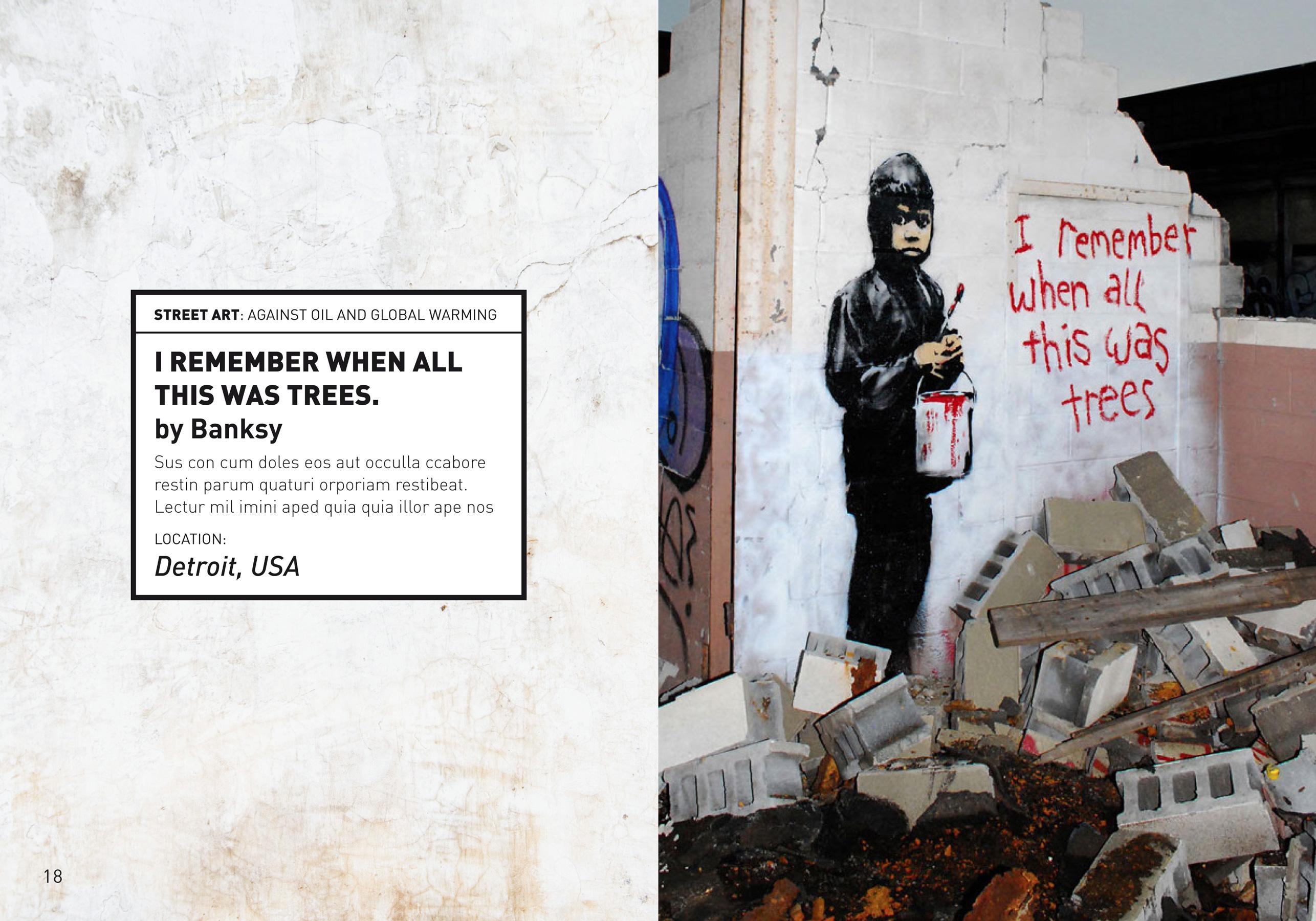 Beispielinhalt (Bild) Street Art in Zeiten der Klimakrise