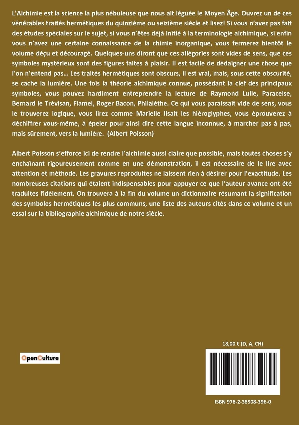 Rückseitencover Théories et symboles des alchimistes, le Grand ¿uvre