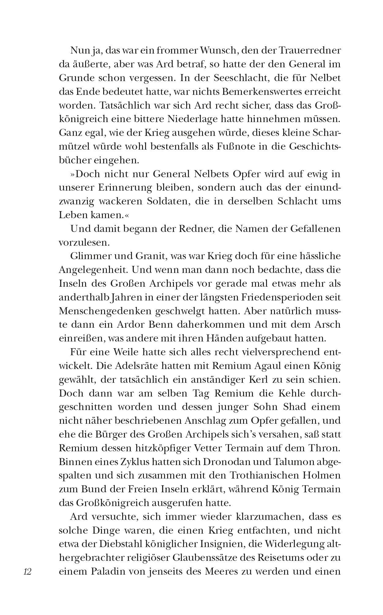 Beispielinhalt (Bild) Das zerbrochene Reich des Ardor Benn