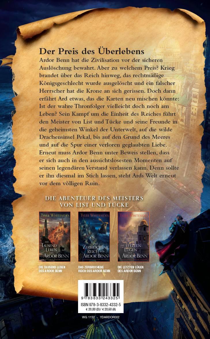 Rückseitencover Das zerbrochene Reich des Ardor Benn