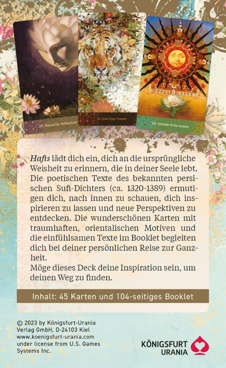 Rückseitencover Die Weisheit des Hafis