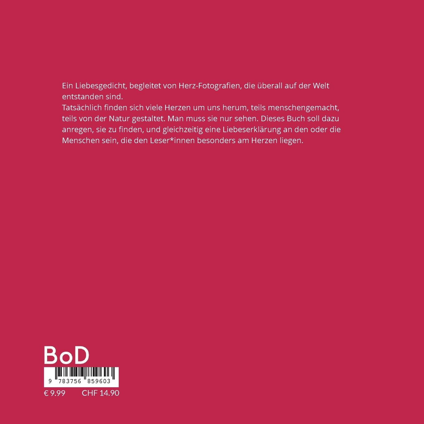 Rückseitencover Ich schenke dir mein Herz