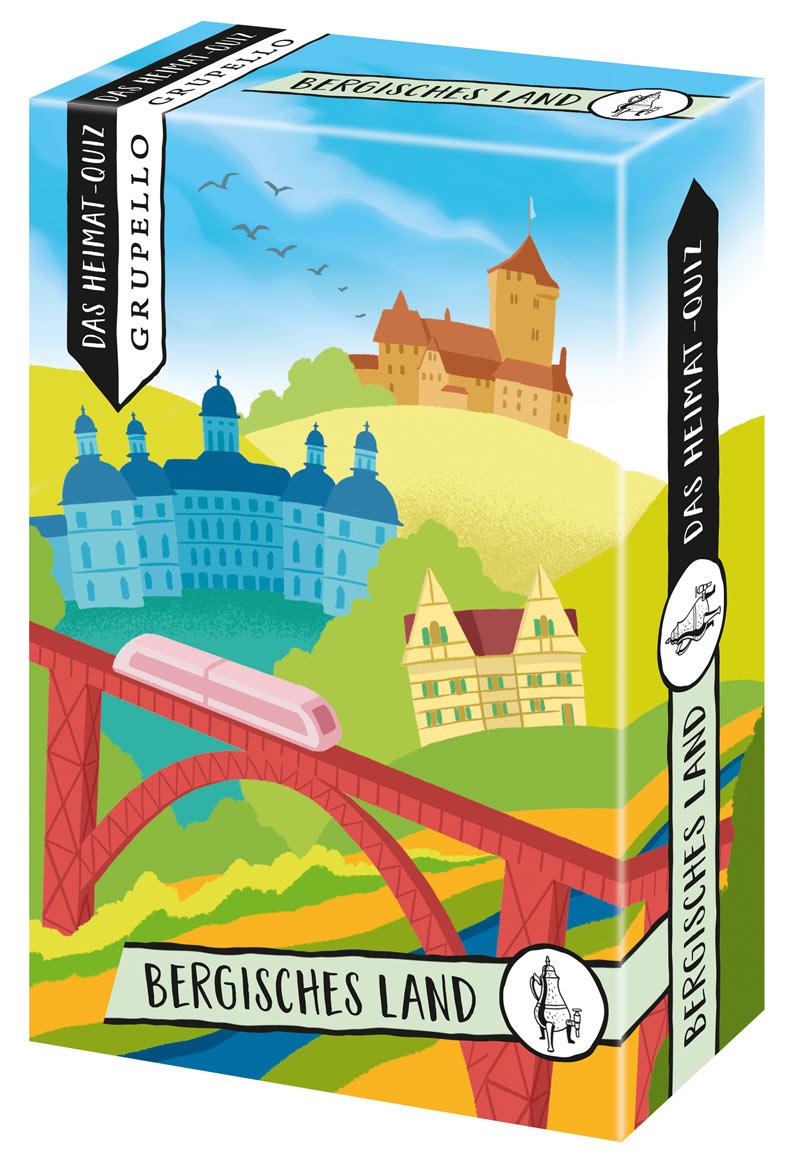 Vorderes Coverbild Bergisches Land. Das Heimat-Quiz