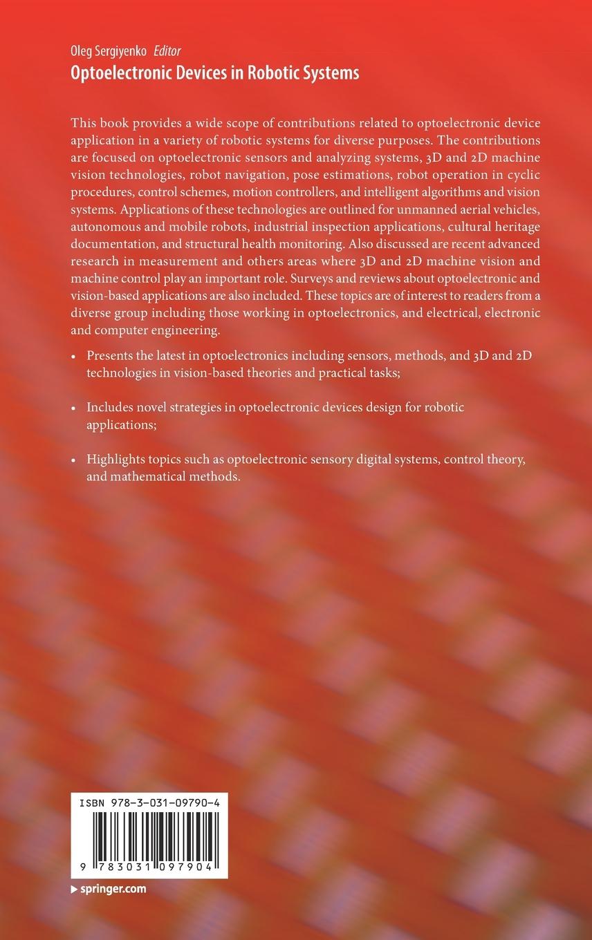 Rückseitencover Optoelectronic Devices in Robotic Systems