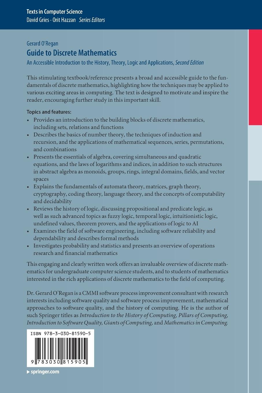 Rückseitencover Guide to Discrete Mathematics