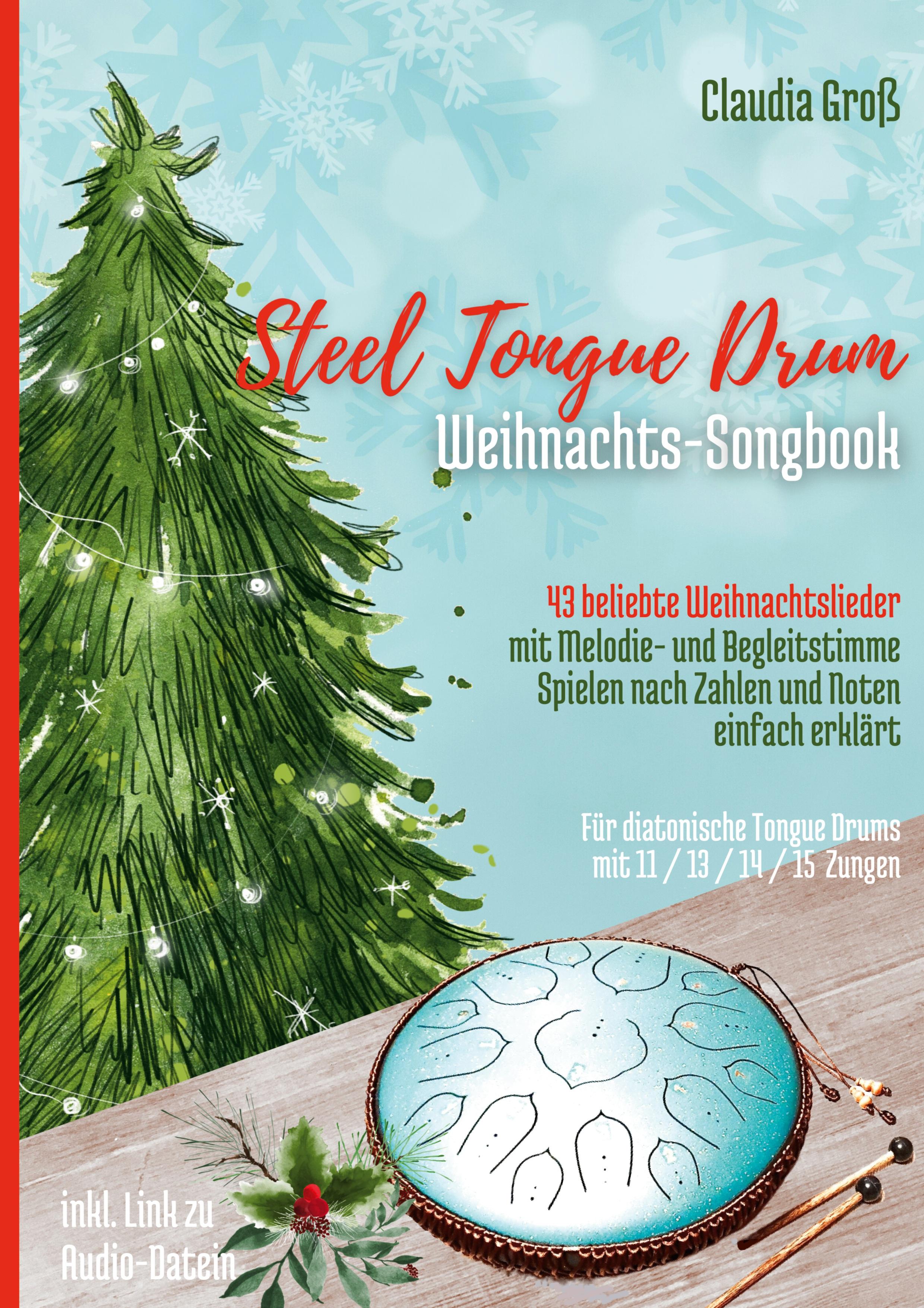Vorderes Coverbild Steel Tongue Drum Weihnachts-Songbook
